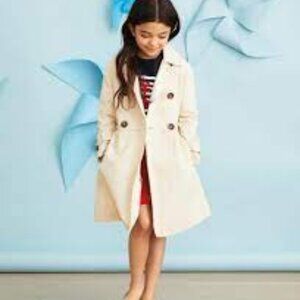 Brooks Brothers Red Fleece Girls Double breasted Trench Coat